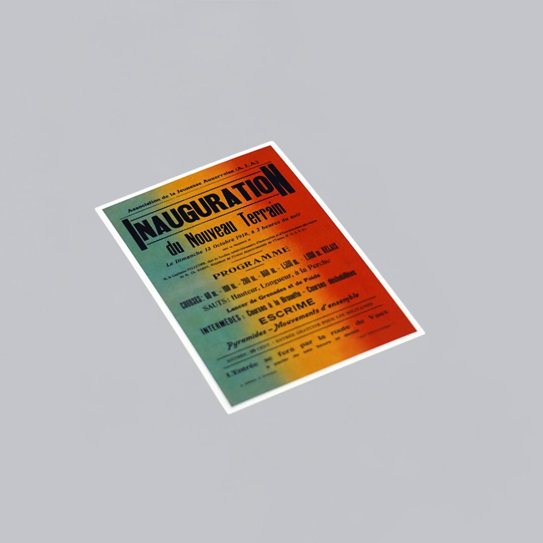 CARTE POSTALE INAUGURATION AJA