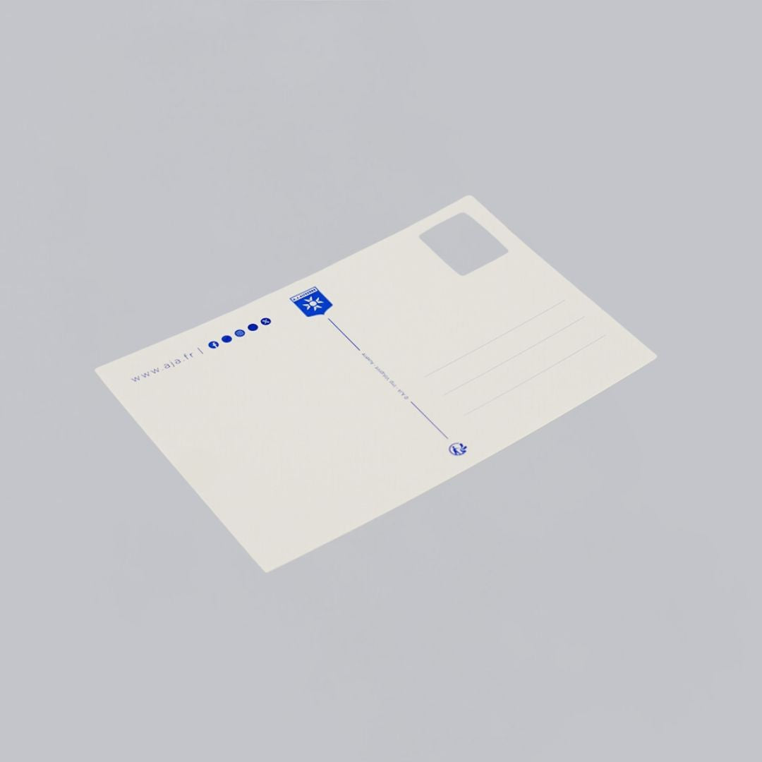 CARTE POSTALE STADE ABBE DESCHAMPS AJA