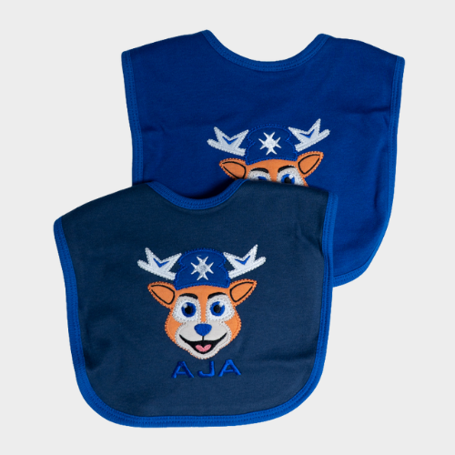 Set 2 bavoirs O'cerf